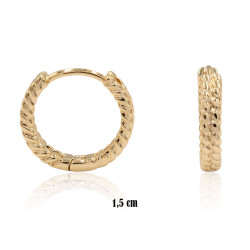 Kolczyki Xuping pozłacane 18k - MF38630